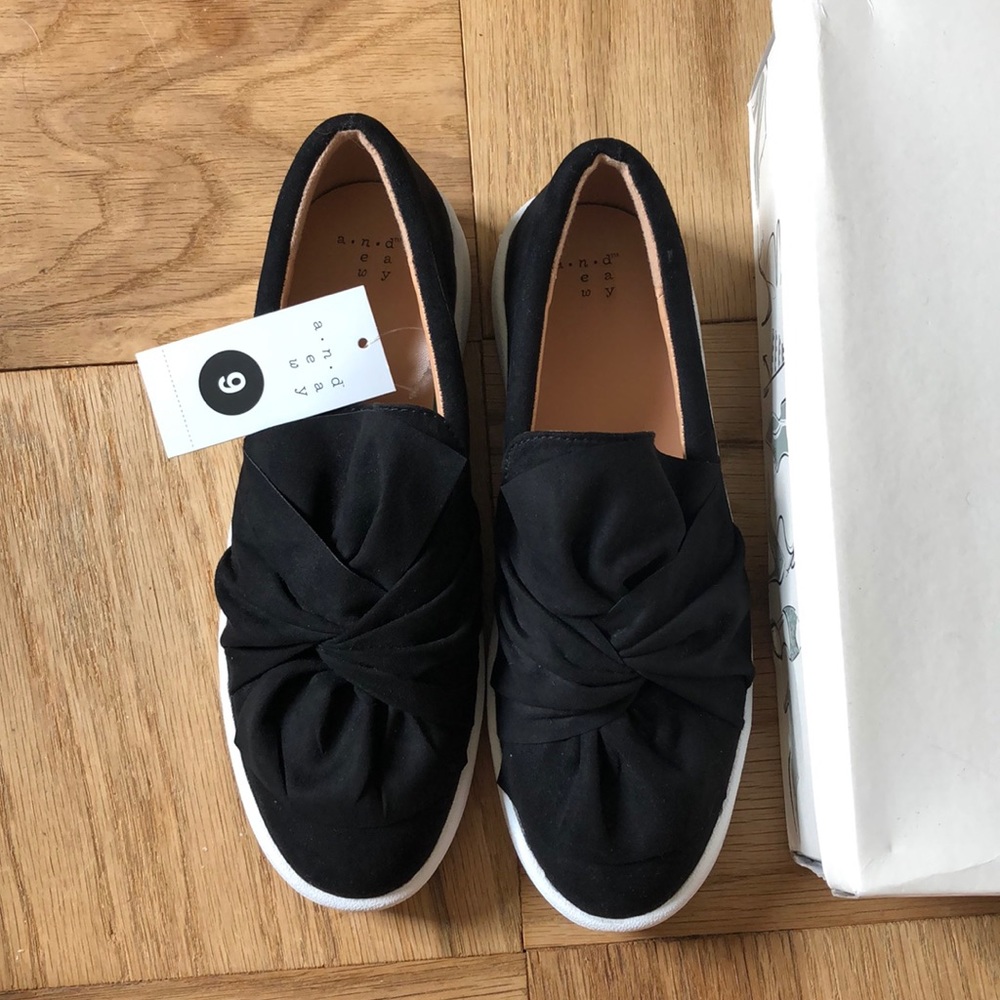 Target/A New Day slip on sneakers w/ bow